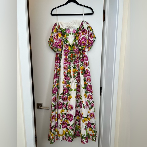 Borgo de Nor Peonia Pink Juliet Cotton Dress - Picture 8 of 8